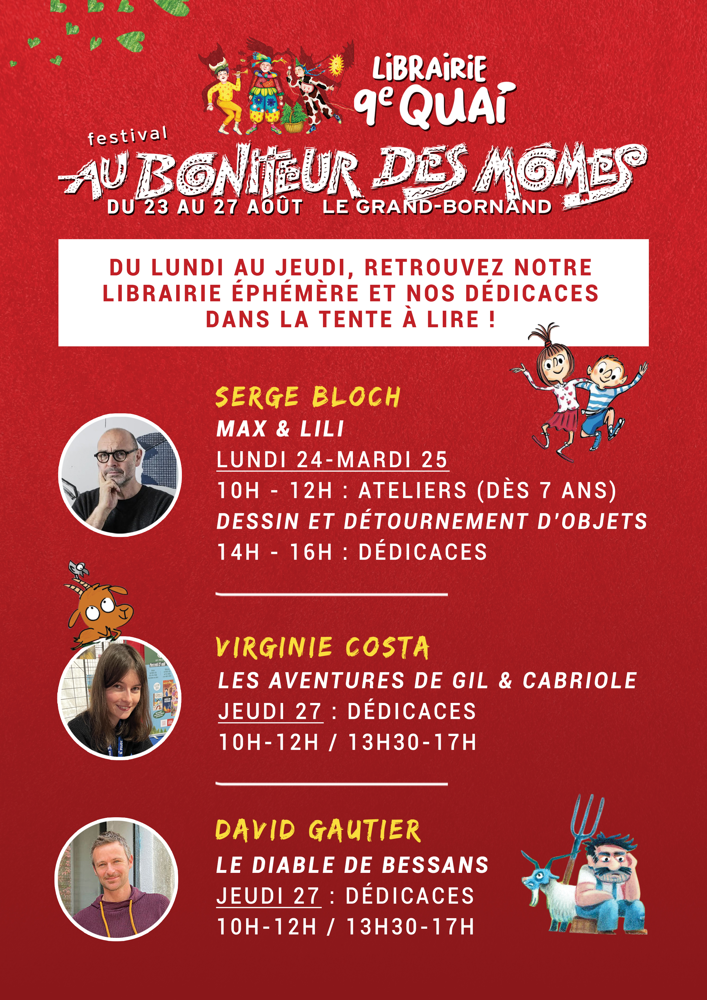 affiche au bonheur des mômes
