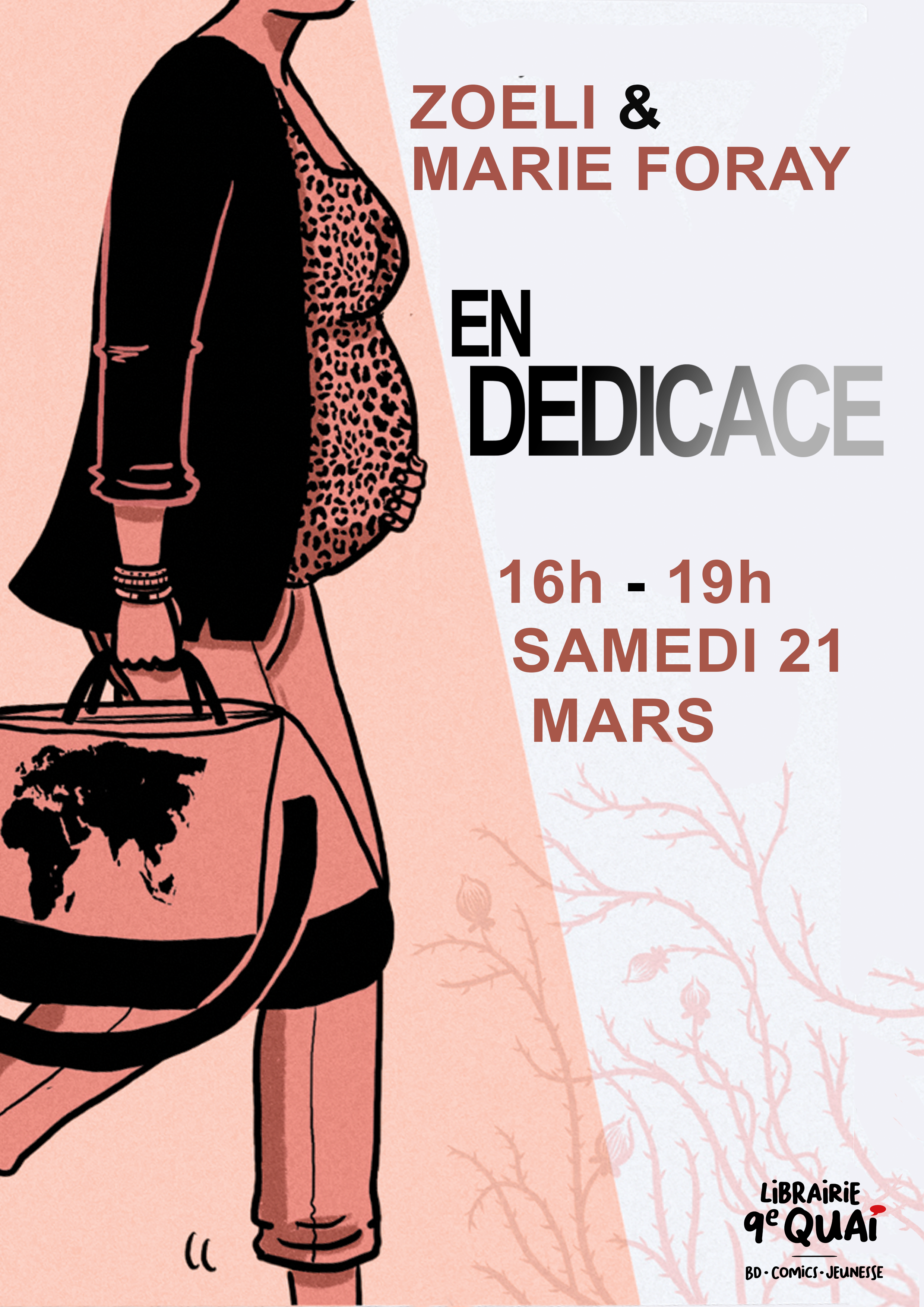 Affiche dédicace Zoéli