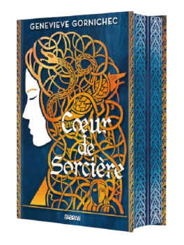 Couverture livre Coeur de sorcière Geneviève Gornichec Sabran Editions 9e Quai Romance